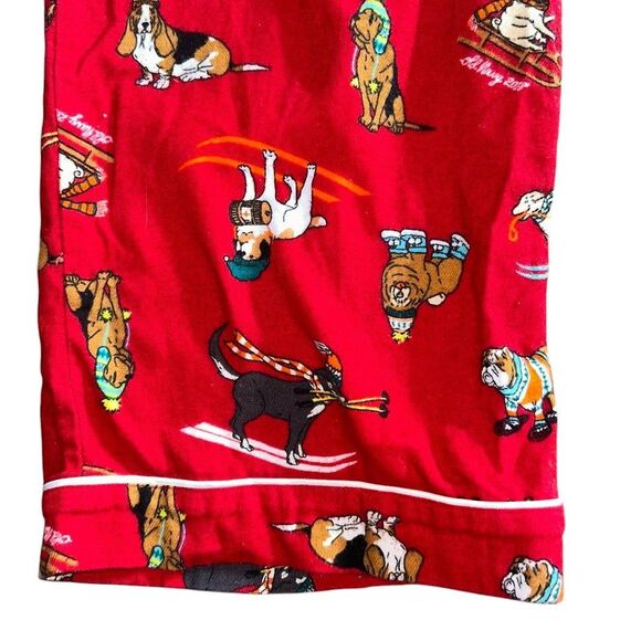 Old Navy Flannel Christmas Pet Print PJ Pants Size XL Lounge Cotton Dog Cat Tree - Picture 3 of 16